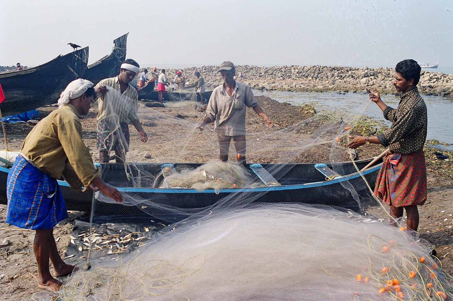 Replacement boats and Nets for fishermen